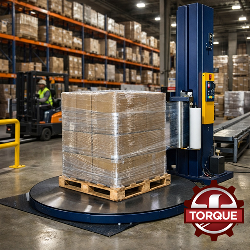 Torque machine stretch film